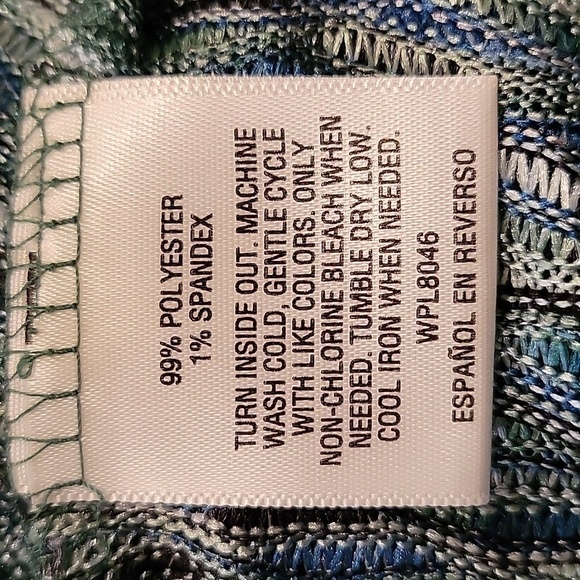 JM Collection small lightweight cardigan shades of green - Picture 4 of 4